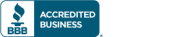 Blue BBB Accredited Business seal for Great Roofing LLC, indicating A+ rating and commitment to quality roofing services in Joliet, IL.